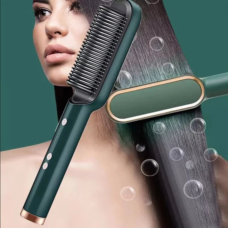 Escova Alisadora Anion Hair Pro 3 em 1